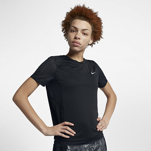 Женская беговая футболка с коротким рукавом Nike Dri-FIT Miler 887225958770