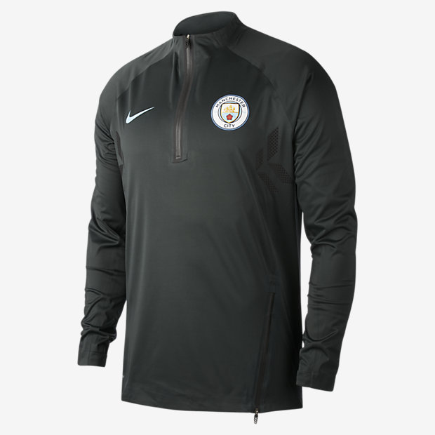 Мужская игровая футболка с длинным рукавом Nike AeroShield Manchester City FC Strike Drill 887231245055