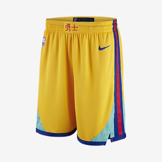 Мужские шорты НБА Golden State Warriors Nike City Edition Swingman 888412532827