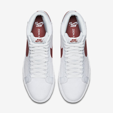 nike blazer mid mens silver