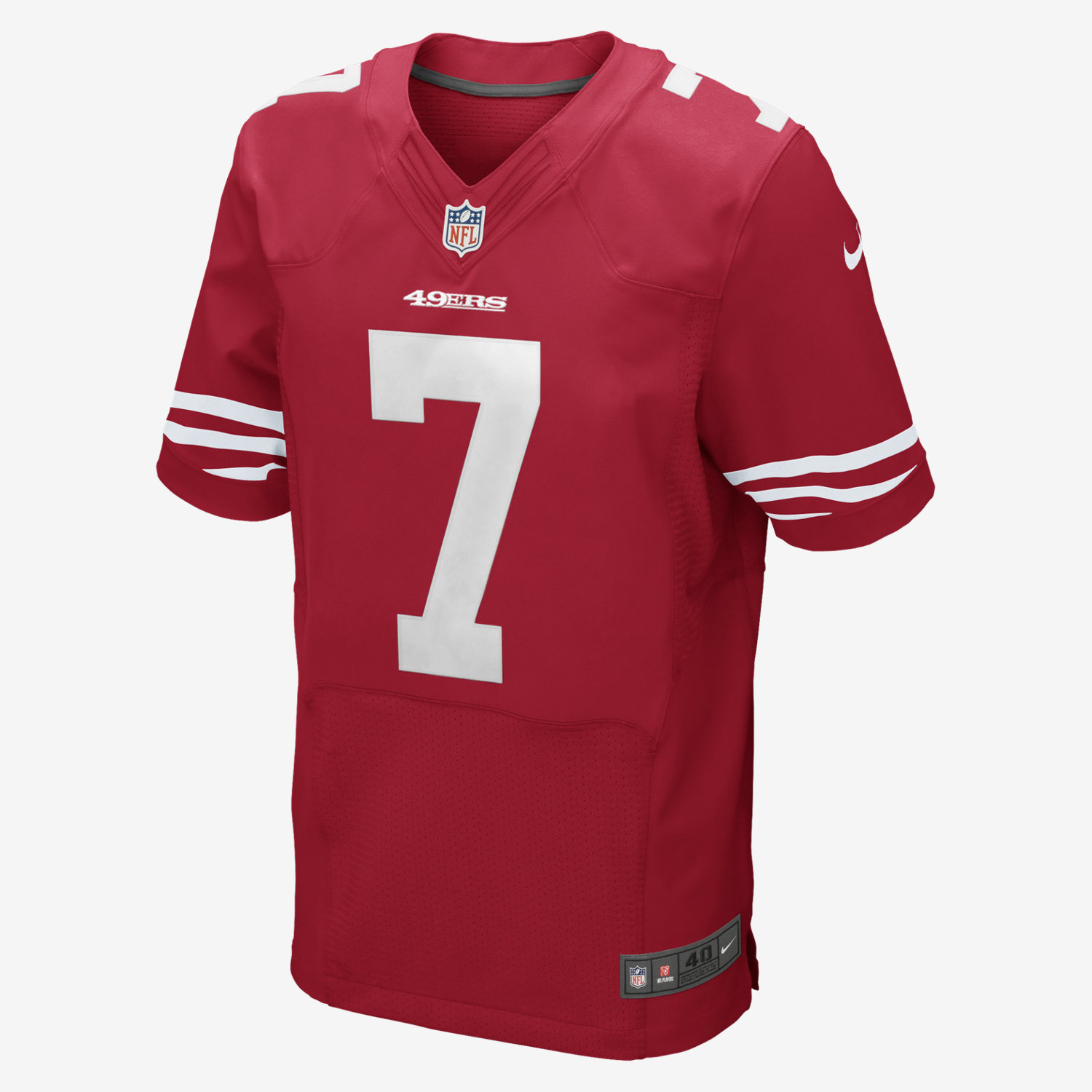 Nike 49ers #74 Joe Staley Red Team Color Men's Stitched NFL Elite Jersey