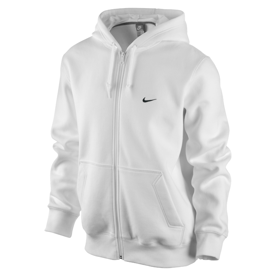 NWT Nike Classic Fleece Full Zip 2 Pockets Soft Jersey Cotton Men's Hoodie
