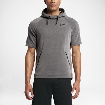 Nike Dry Men's Short Sleeve Training Hoodie. Nike.com