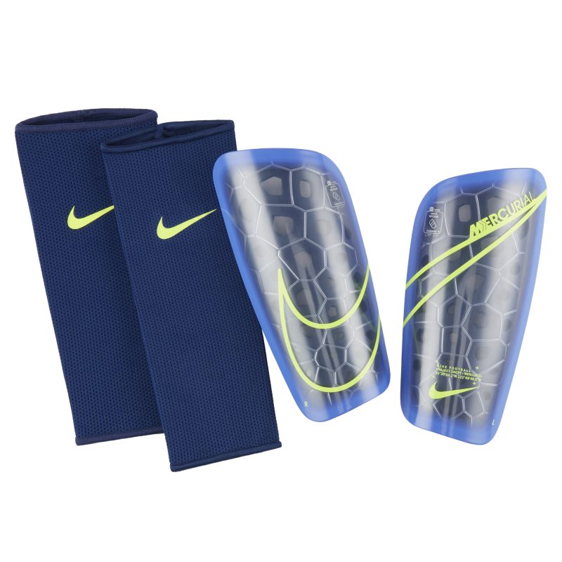 Nike Mercurial Lite Espinilleras de fútbol - Azul