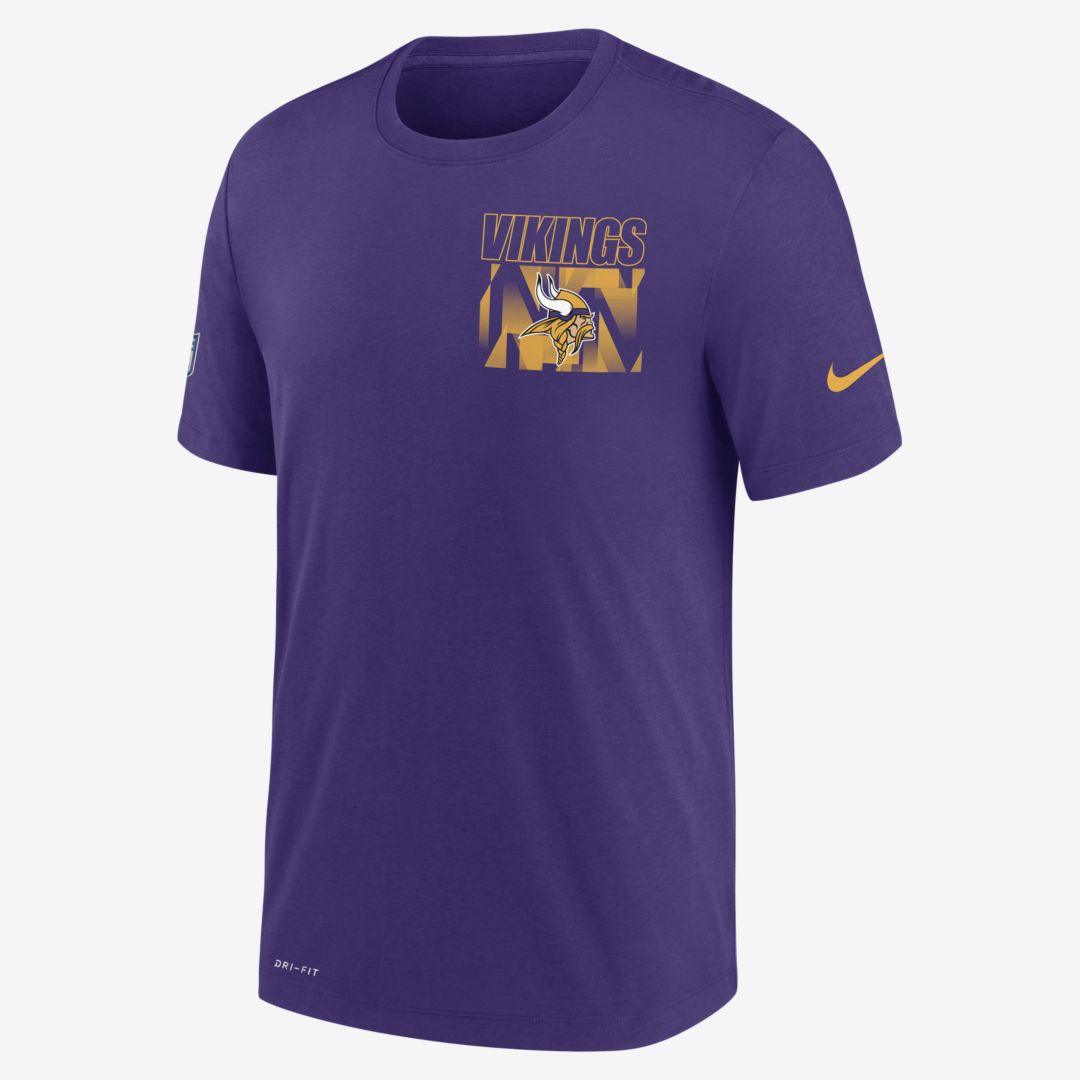 Nike Dri-FIT Facility (NFL Minnesota Vikings) Men's T-Shirt - Clearance ...