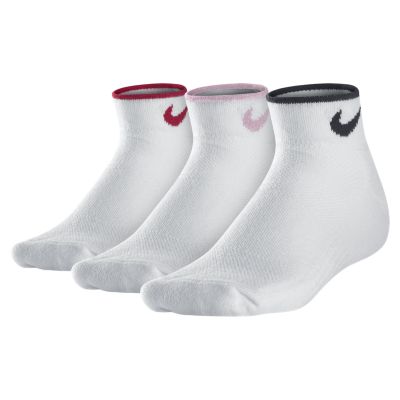 Nike Dri FIT Half Cushion Low Cut Kids Socks (Large/3 Pair)