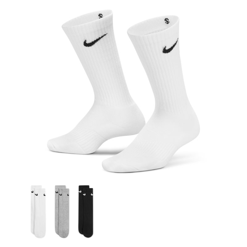 Nike Performance Crew Older Kids'Socks (3 Pair) - Multi-Colour | SX4719 ...