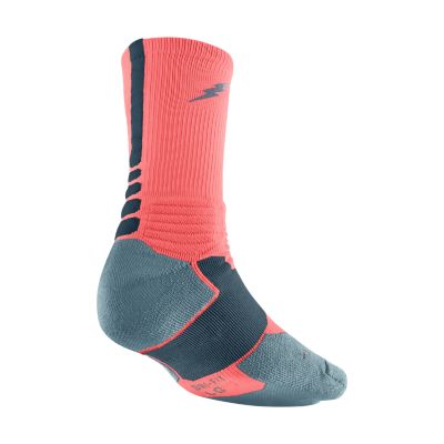 Nike KD Hyper Elite Crew Basketball Socks   Bright Mango