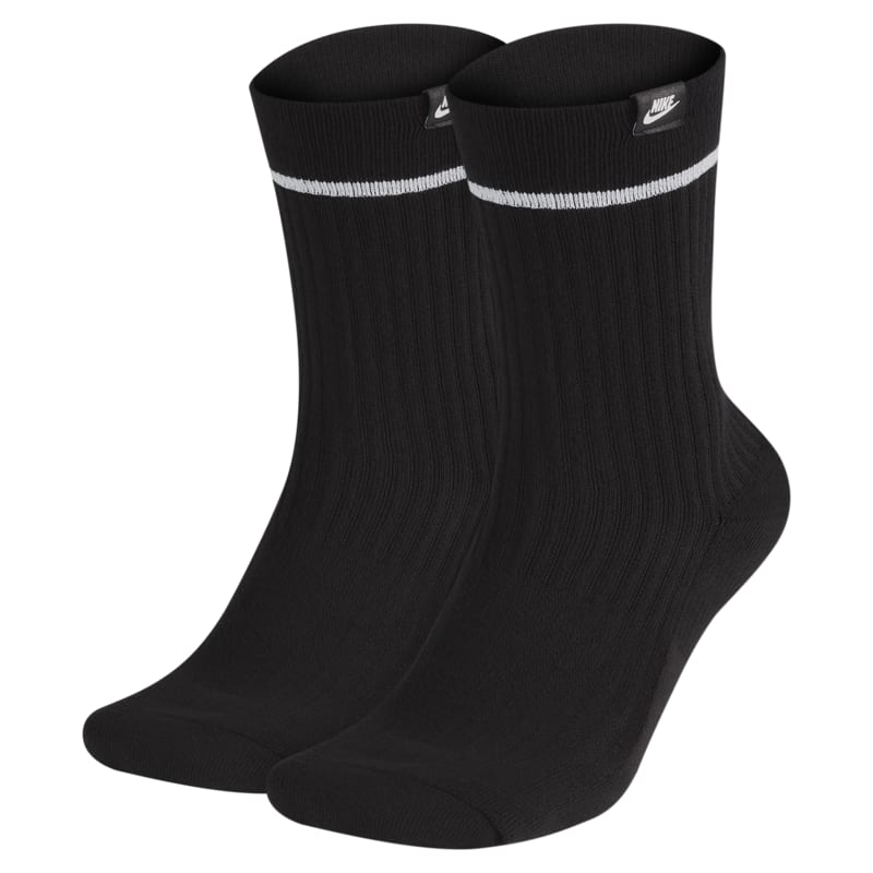 Chaussettes mi-mollet Nike SNEAKR Sox Essential (2 paires) - Noir