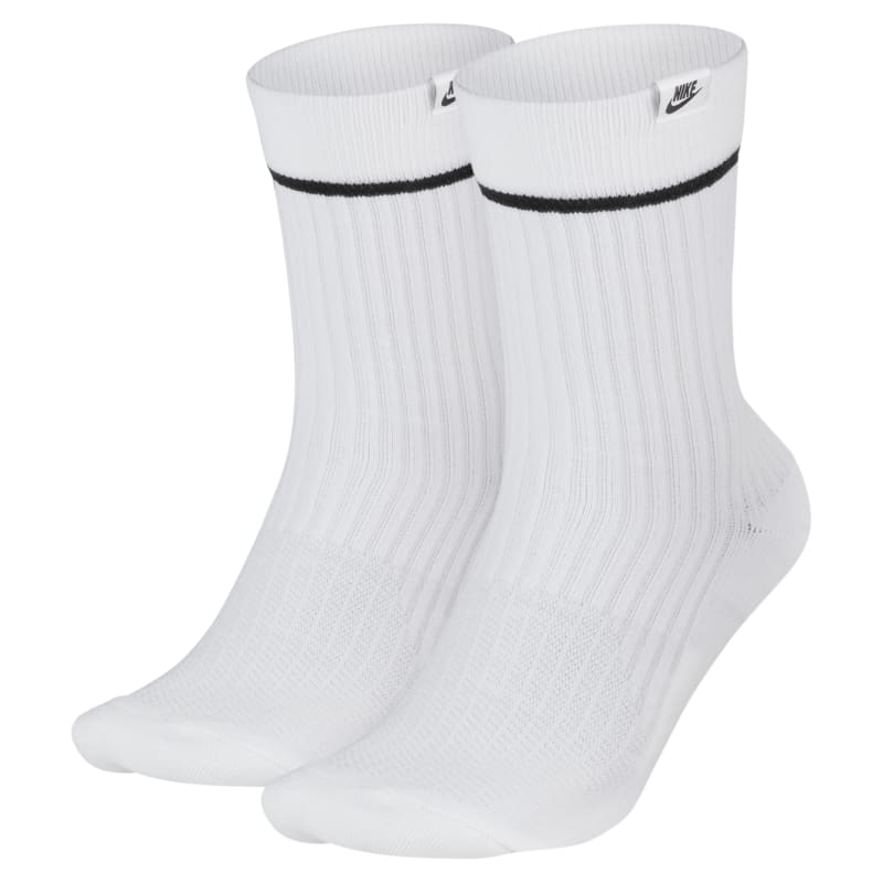 Chaussettes mi-mollet Nike SNEAKR Sox Essential (2 paires) - Blanc