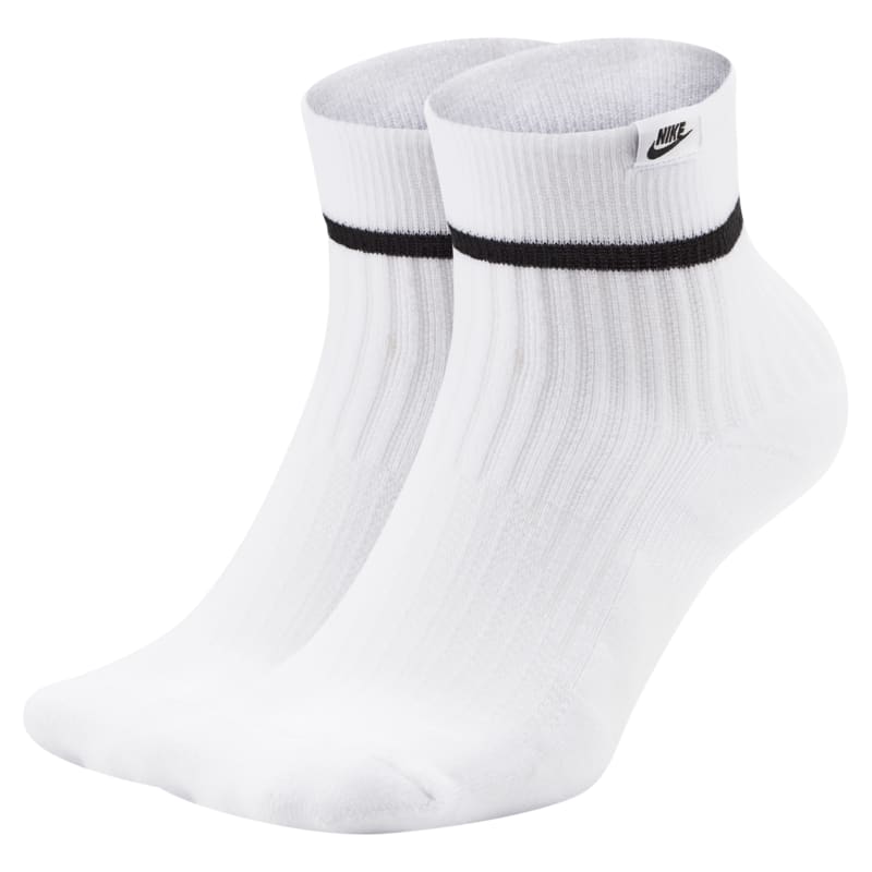 Socquettes Nike Essential (2 paires) - Blanc