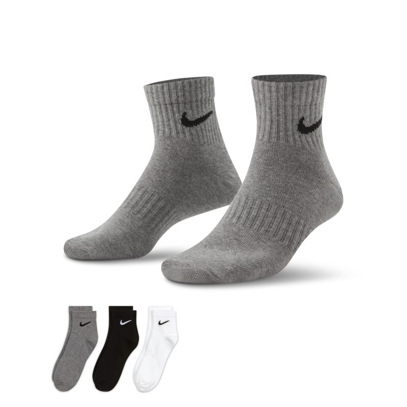 Nike Everyday Lightweight Calcetines de entrenamiento hasta el tobillo (3 pares) - Multicolor