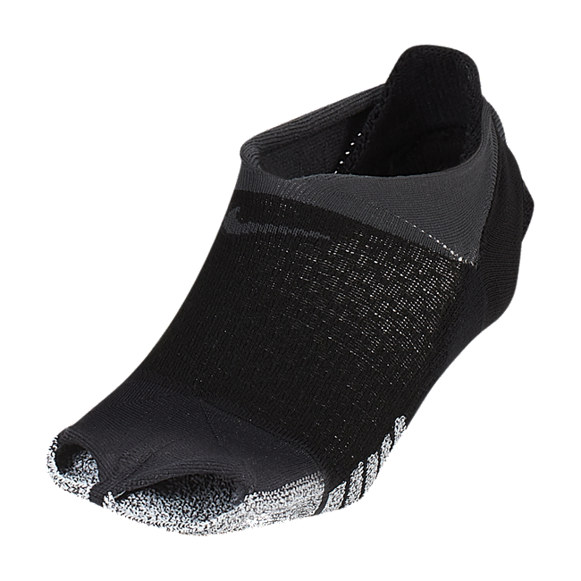 Image of NikeGrip Studio Women's Toeless Footie Socks - Noir