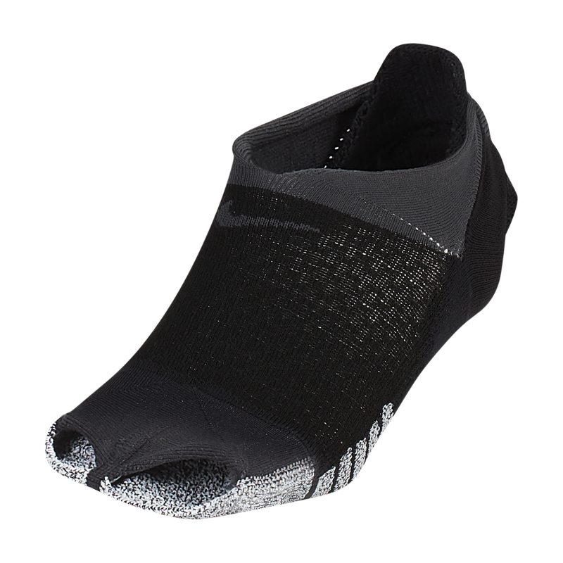 Image of NikeGrip Studio Women's Toeless Footie Socks - Black
