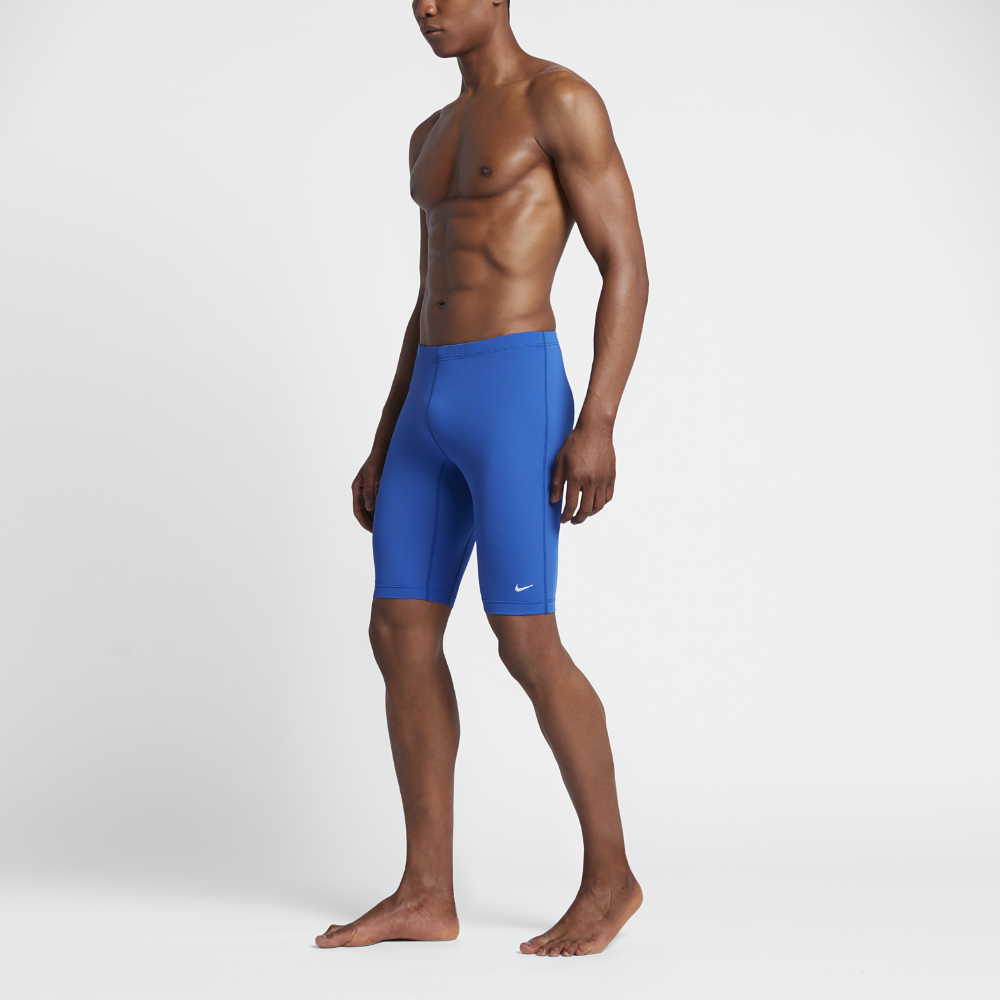 Nike Poly Core Solid Men's Swim Jammer Size 28 (Blue) - Clearance Sale ...