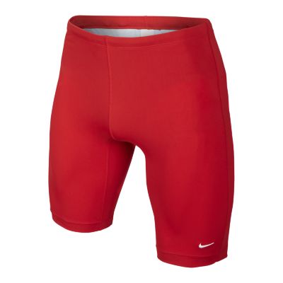 Nike Poly Core Solid Mens Swim Jammer   Red