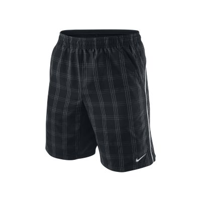 Nike Nike N.E.T. Plaid Woven Mens Tennis Shorts  