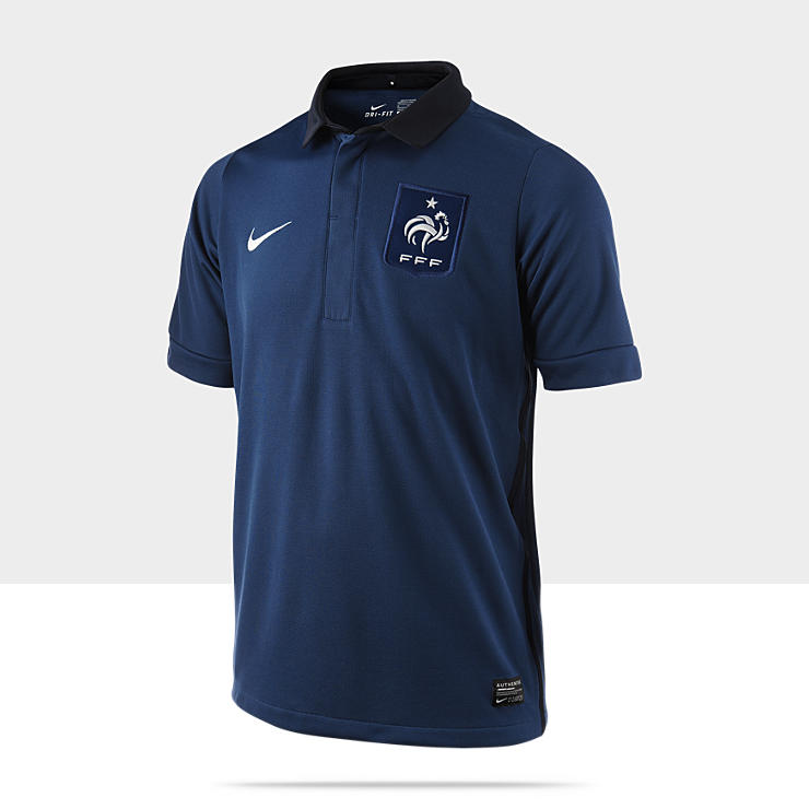 2011/12 French Football Federation Official Home (8y 15y) Boys Shirt 