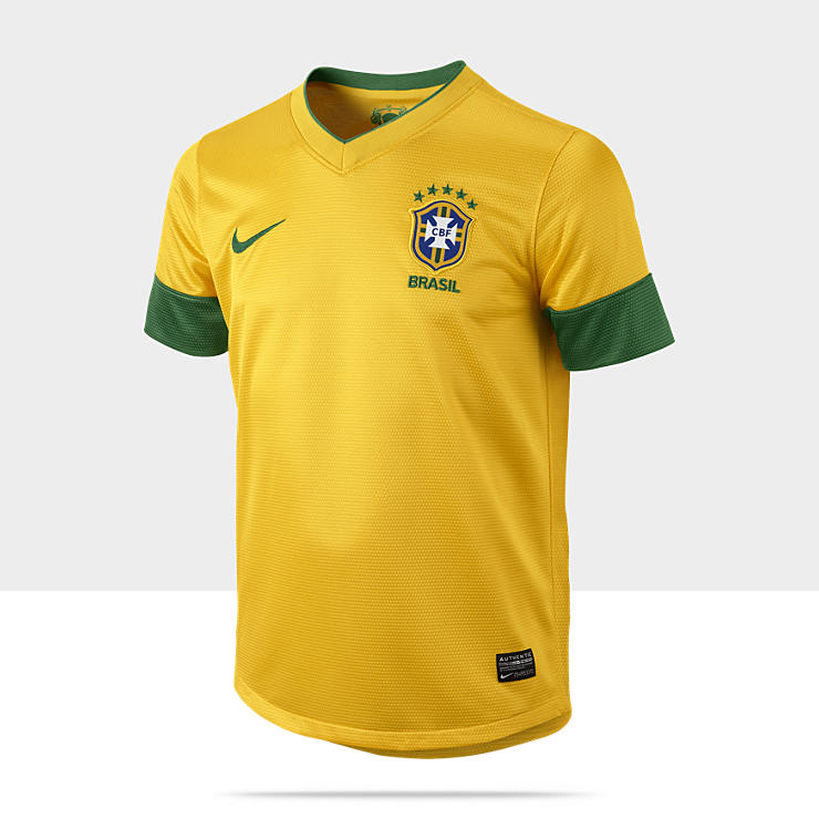 2012/13 Brasil CBF Replica – Maillot de football pour Garçon (8 15 