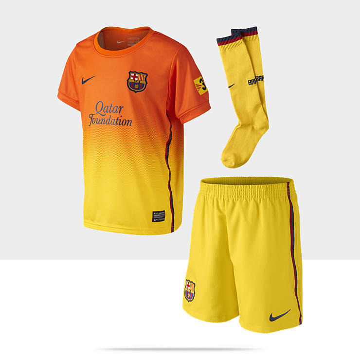 2012/13 FC Barcelona Replica Conjunto de fútbol   Chicos pequeños (3 