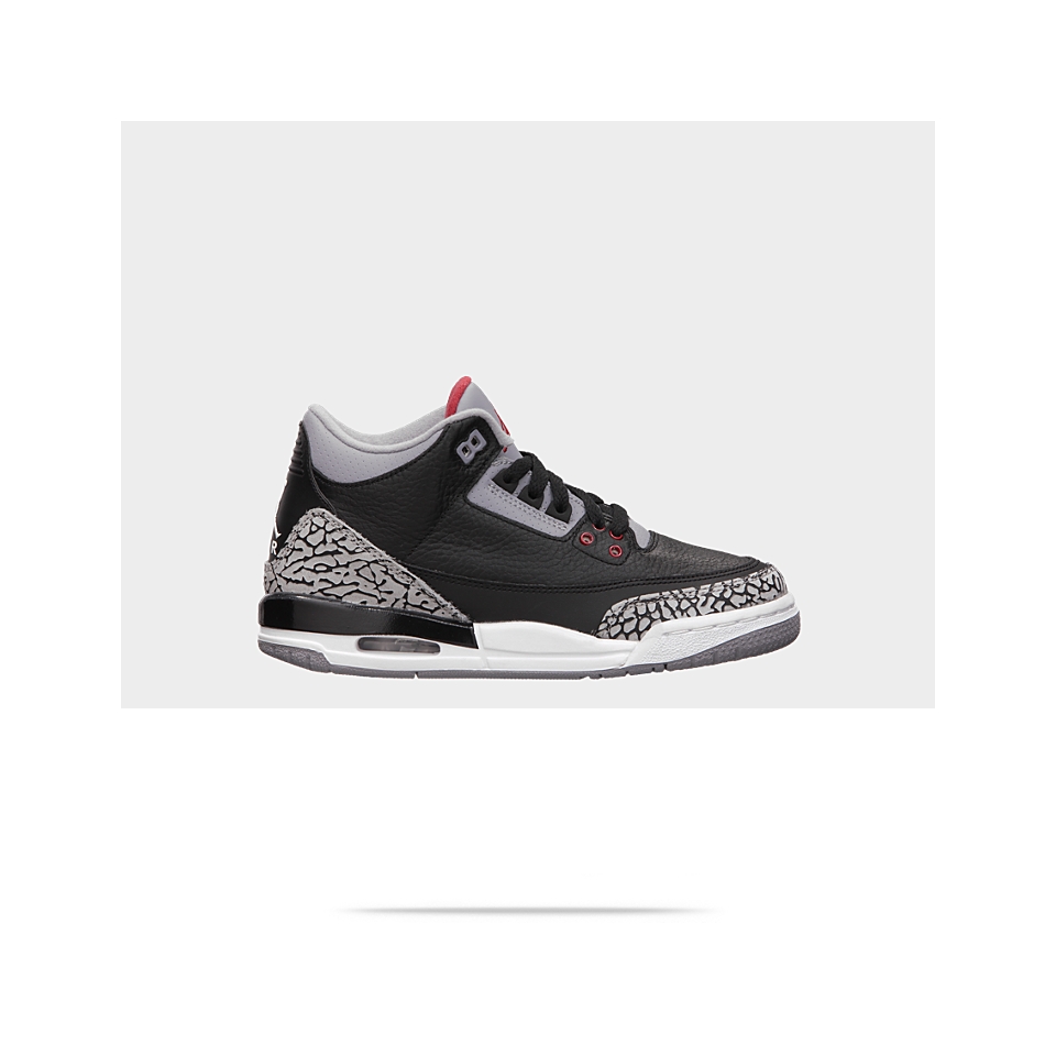 Air Jordan Retro 3 Boys Shoe 398614_010 