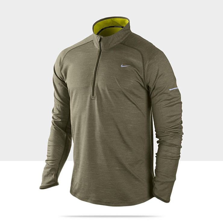 Camiseta de running Nike Dri FIT Wool Half Zip   Hombre 425981_202_A 