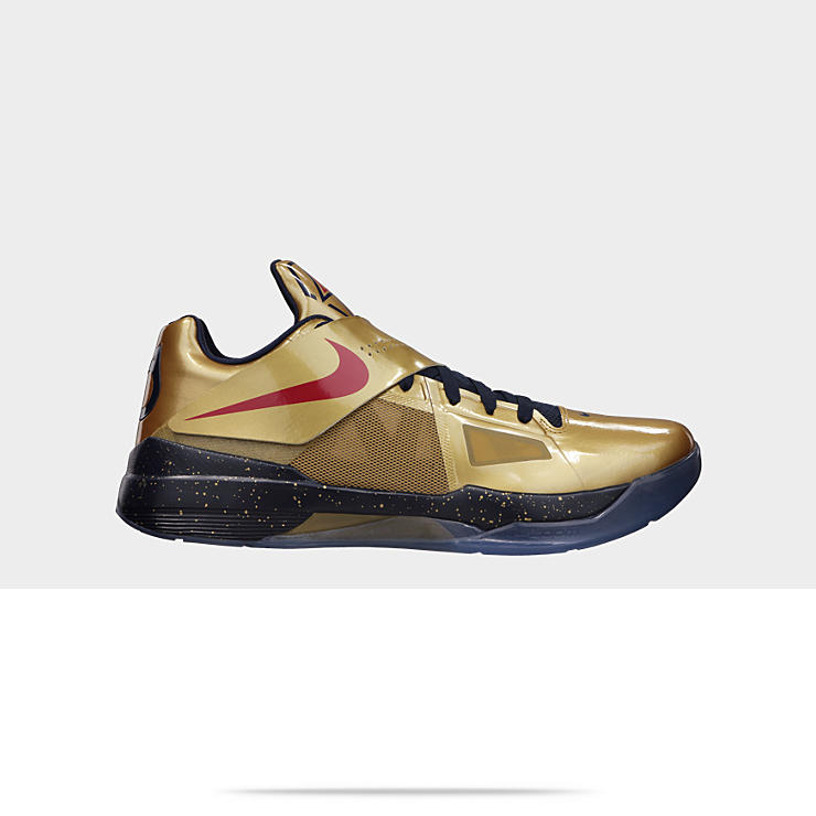 Chaussure de basket ball Nike Zoom KD IV pour Homme 473679_702_A