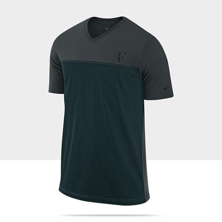  T shirt da tennis Federer Hard Court Colourblock 