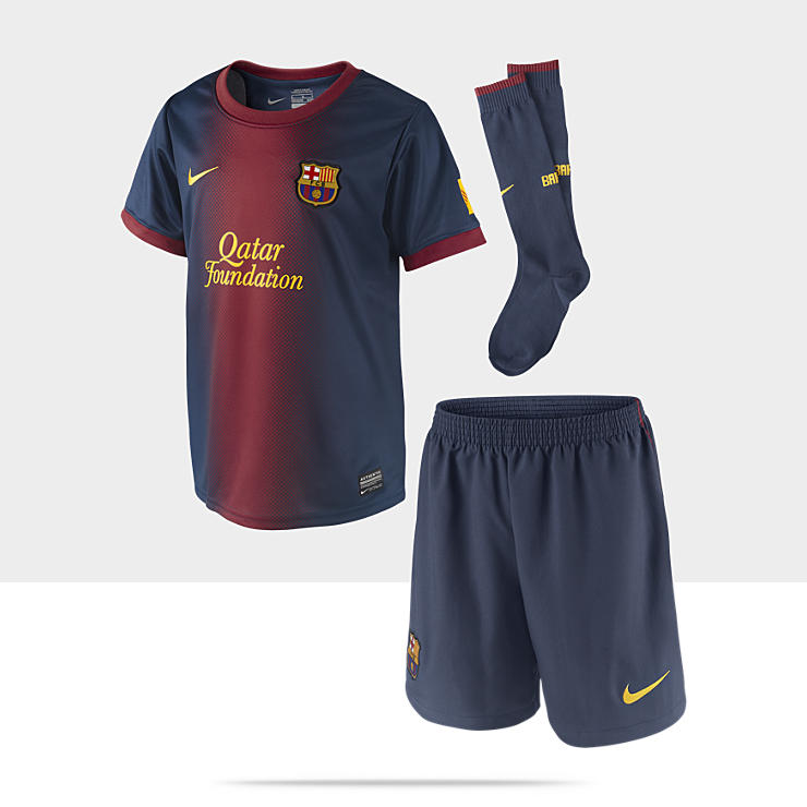 fc barcelona authentic 2012 13 kit da calcio 3a 8a bambino 64 00 0