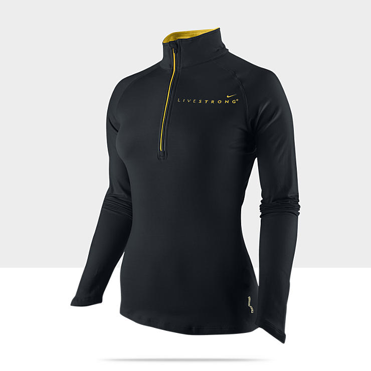 Nike Store Nederland. LIVESTRONG Element Half Zip Womens Running Top