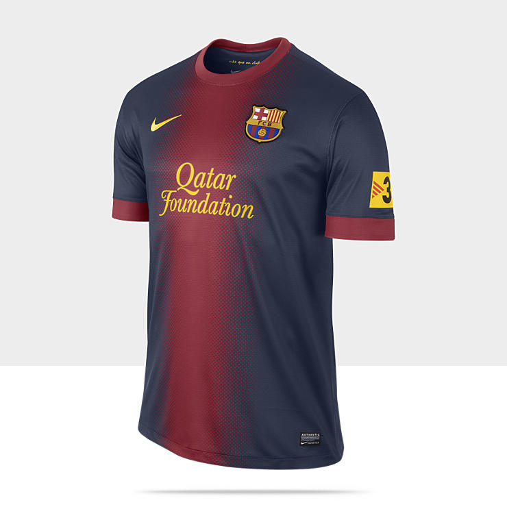 Maglia da calcio a maniche corte FC Barcelona Replica 2012 13   Uomo 