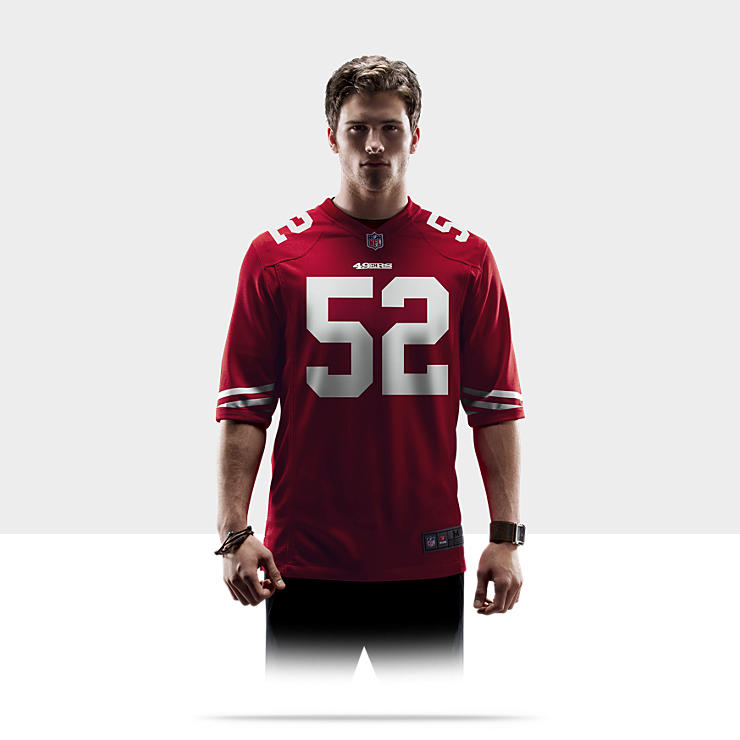  NFL San Francisco 49ers (Patrick Willis) Mens American 