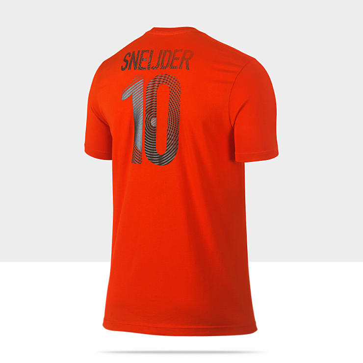 Netherlands Hero Sneijder Mens Football T Shirt 450628_815_B