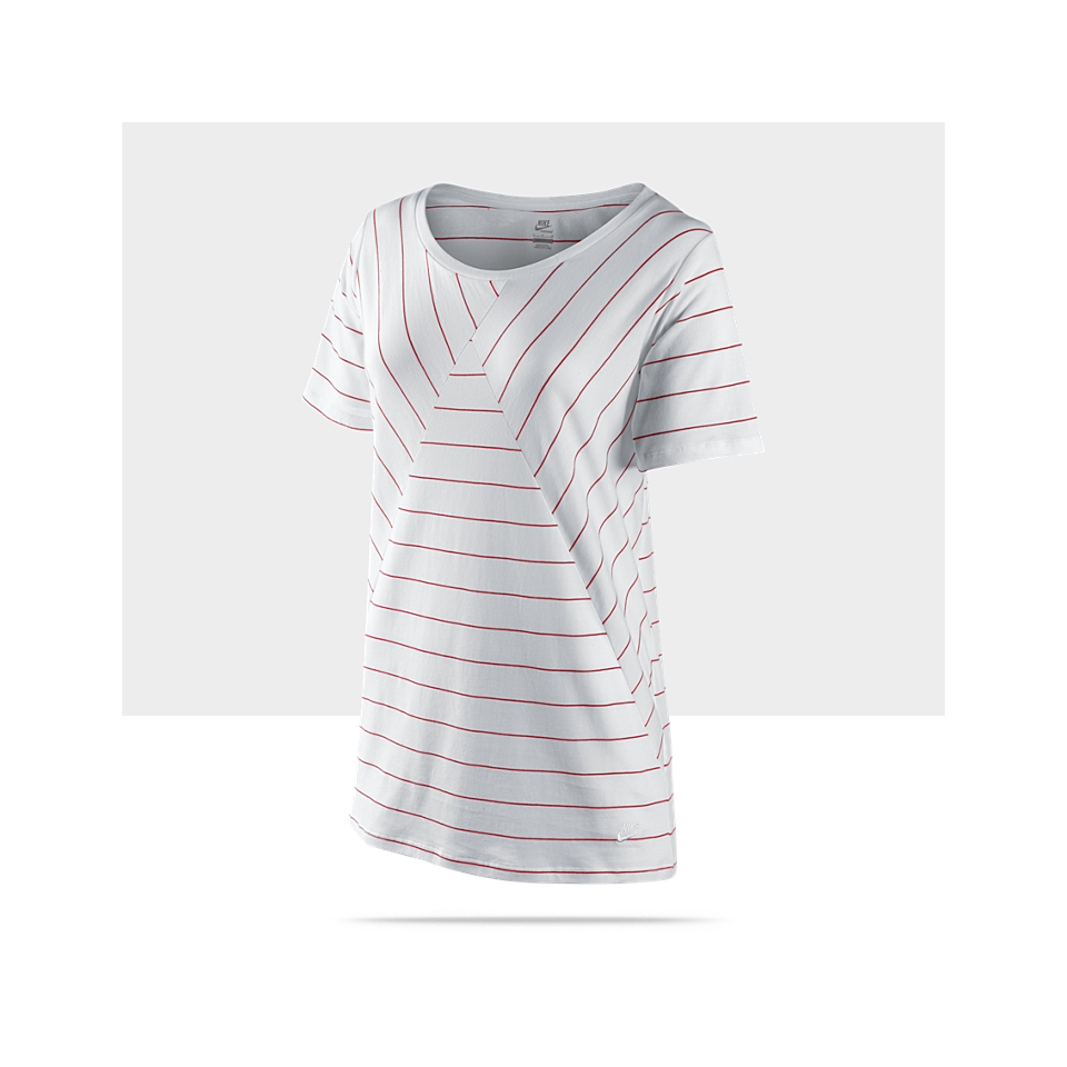  Nike Cut and Sew Stripe Womens Shirt
