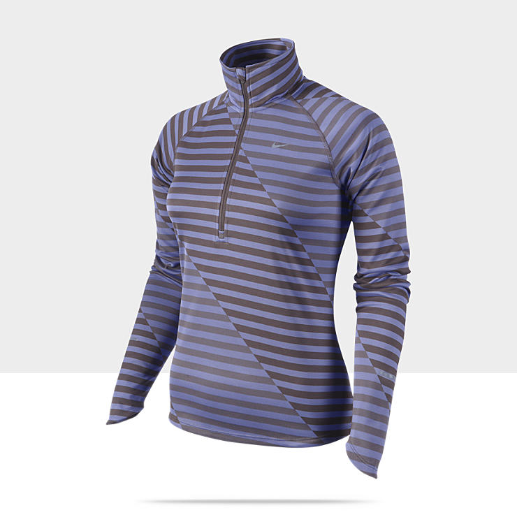 Nike Dri FIT Element Jacquard Print Half Zip Camiseta de running 