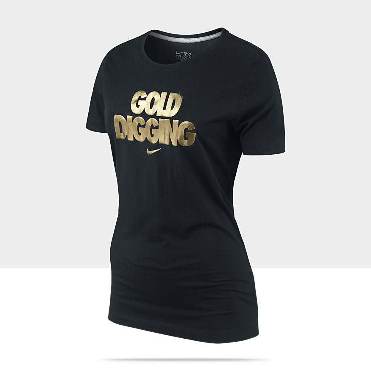 Nike Gold Digging Camiseta   Mujer 472336_010_A