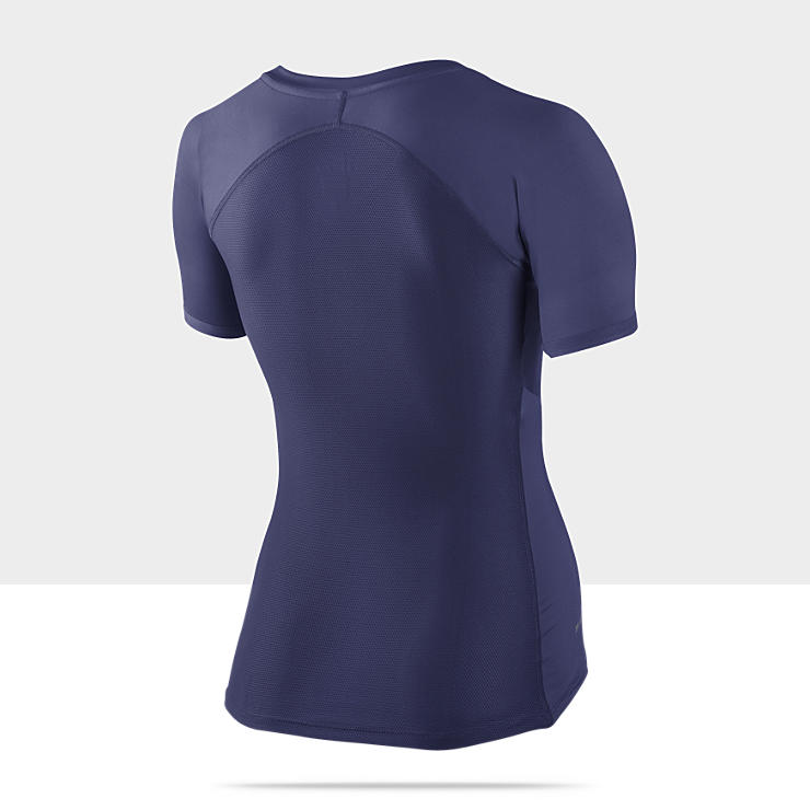 Nike Speed Short Sleeve Womens Running Top 465565_422_B