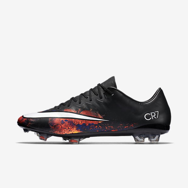 Black, Total Crimson, Metallic Silver, White Mercurial Vapor X FG CR7