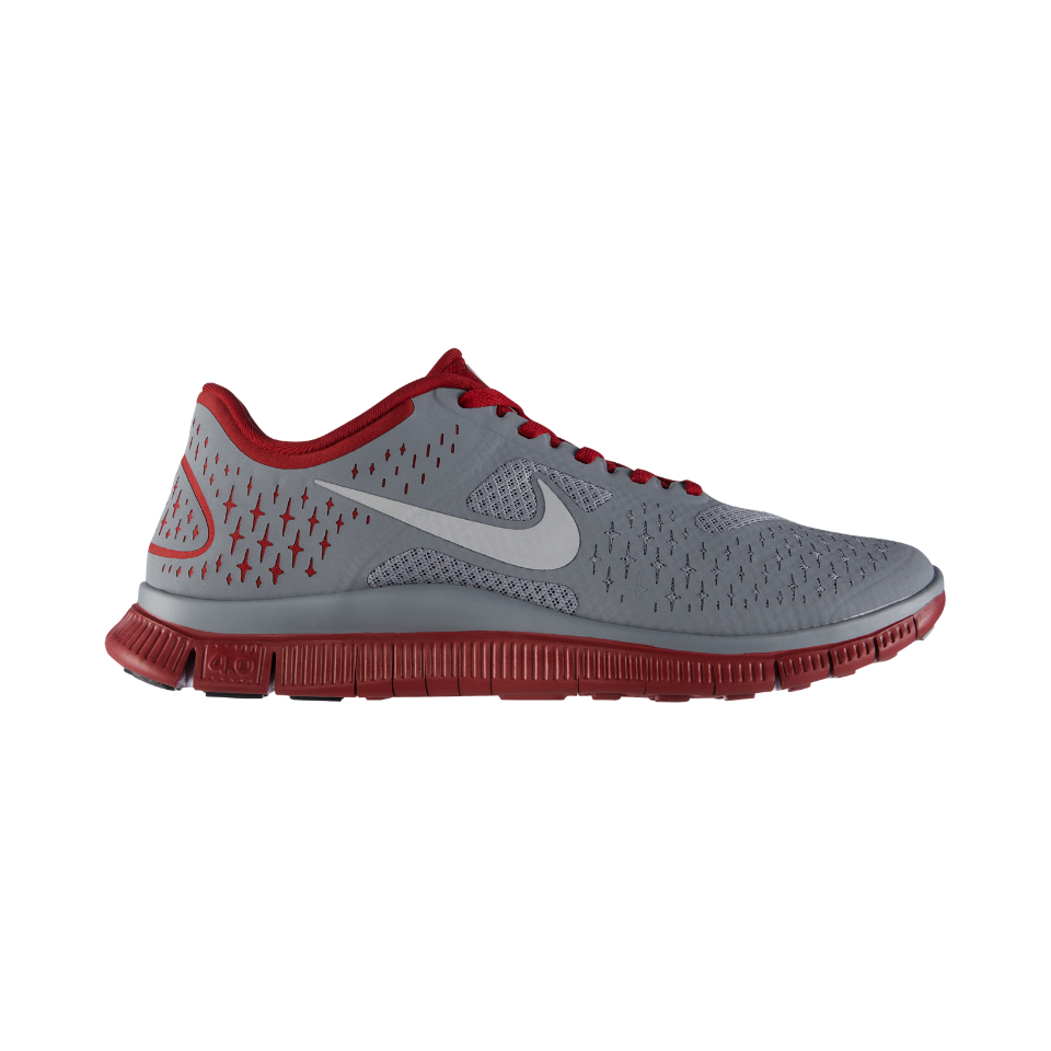 Nike Free 4.0 V2, Artikel 511472 600, Farbe rot/grau, NEU